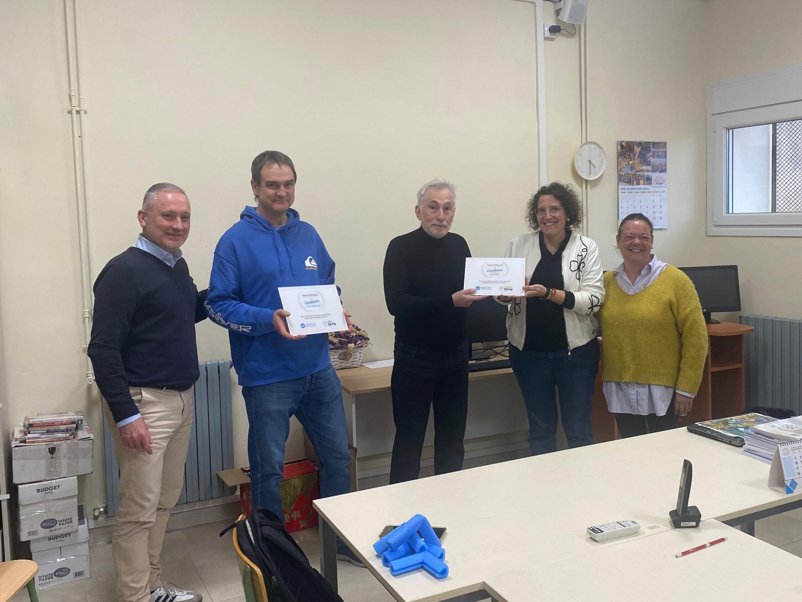 Entrega Certificado de Excelencia Colegio San Valero Escolapios Alcañíz