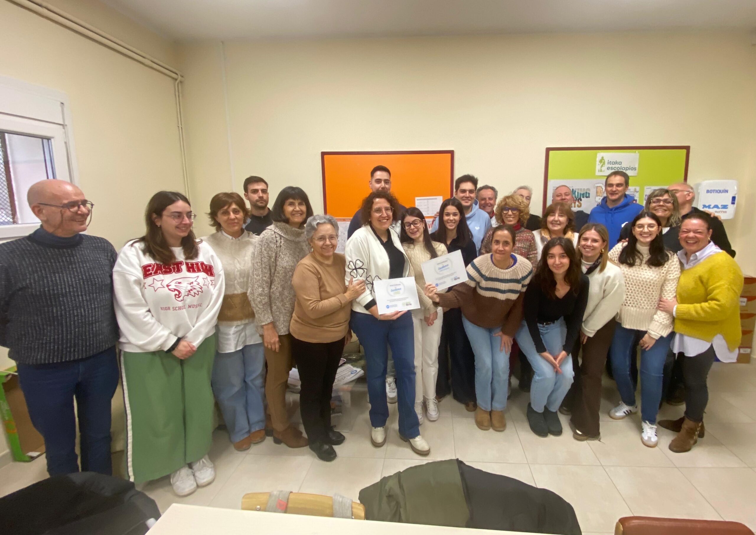 Entrega Certificado de Excelencia Colegio San Valero Escolapios Alcañíz